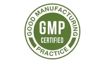 GMP manufacturing quality badge