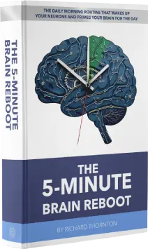 MemoVolt bonus ebook cover for The 5-Minute Brain Reboot, a short daily brain wellness routine guide.